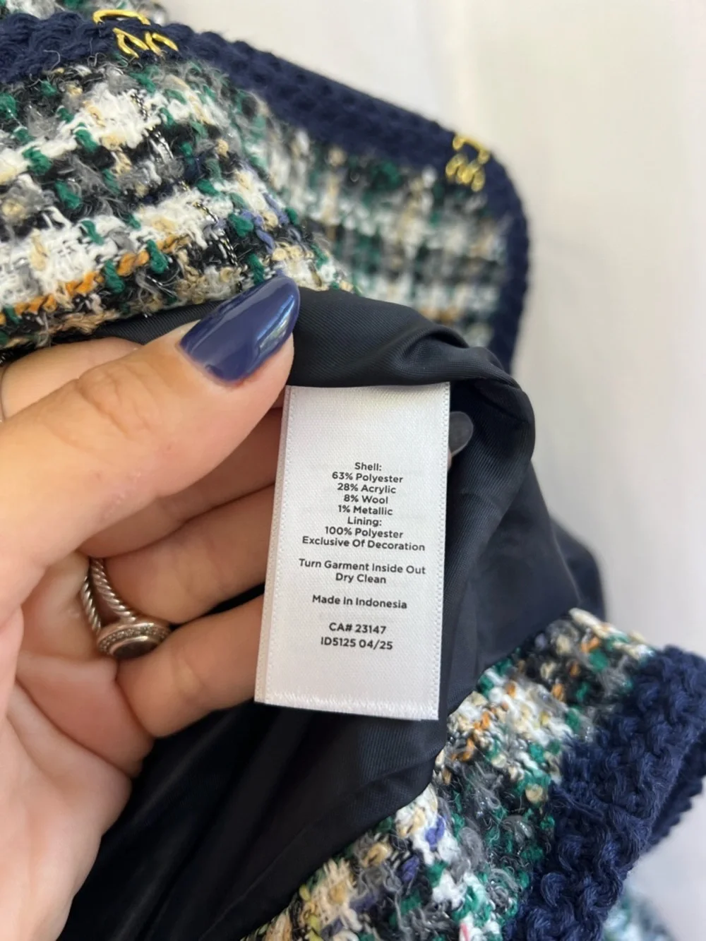 Talbots nwt contrast